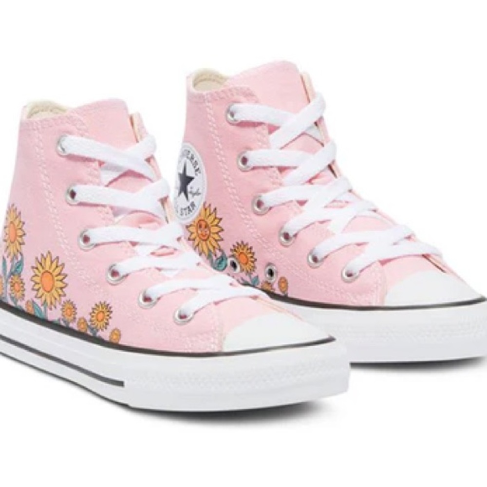 Converse High Top Chuck Taylor Pink Sunflower